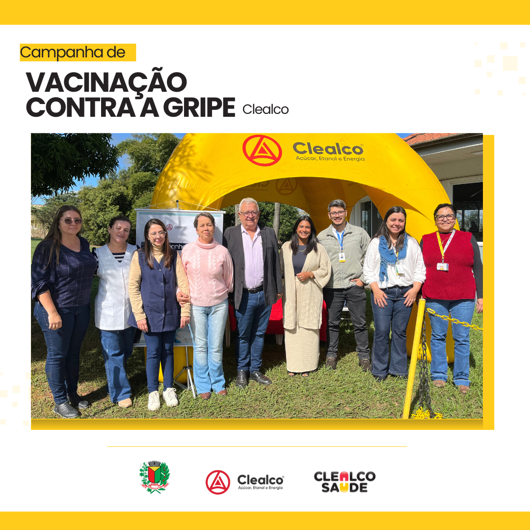 Campanha de Vacinação contra a Gripe exclusiva para colaboradores é realizada na unidade de Clementina